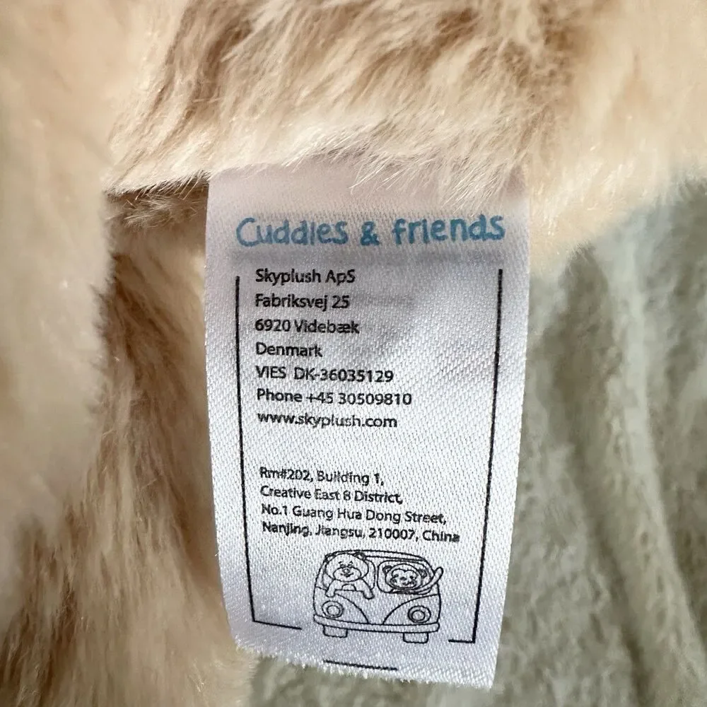 Cuddles &  Friends Bunny Rabbit Plush Tan Beige 12